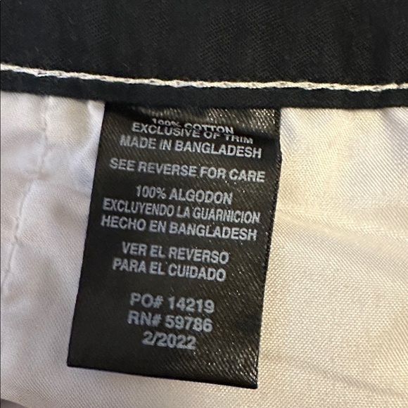 Beverly Hills Polo Club Men’s 34 Navy Blue and White Shorts with belt - Picture 7 of 7